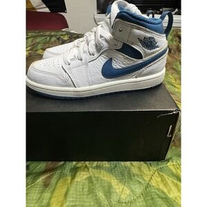 Nike Air Jordan 1 Mid SE PS Industrial Blue 12.5C FN7493-141 Clean